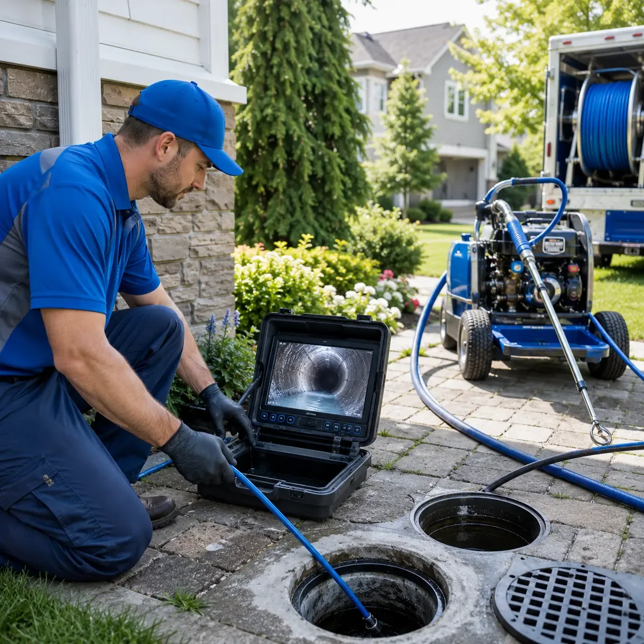 Outdoor drain cleaning professionals serving Chardon, OH